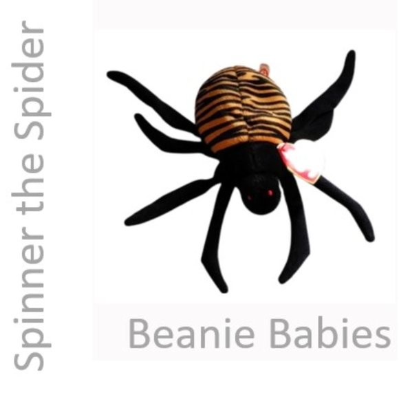 SPINNER THE SPIDER 1996 retired Beanie Baby NWT and rare - Picture 1 of 9